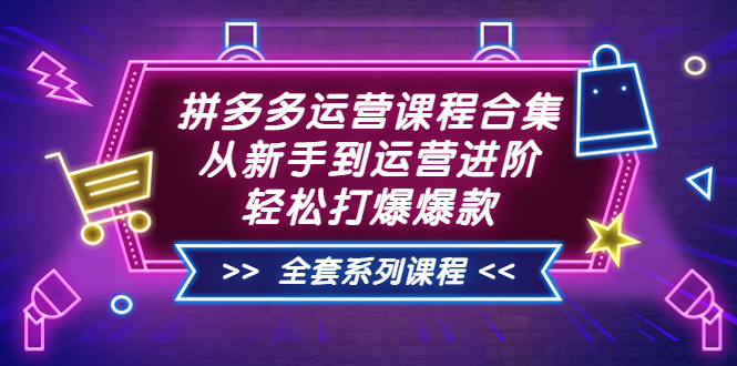 【副业项目3861期】拼多多运营课程合集：从新手到运营进阶，拼多多新手开店教程视频-欧乐副业网