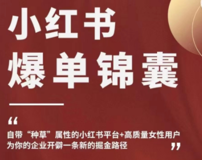 【副业项目4942期】小红书爆单锦囊，自带种草属性+高质量女性用户，为你的企业开辟一条新的掘金路径-欧乐副业网