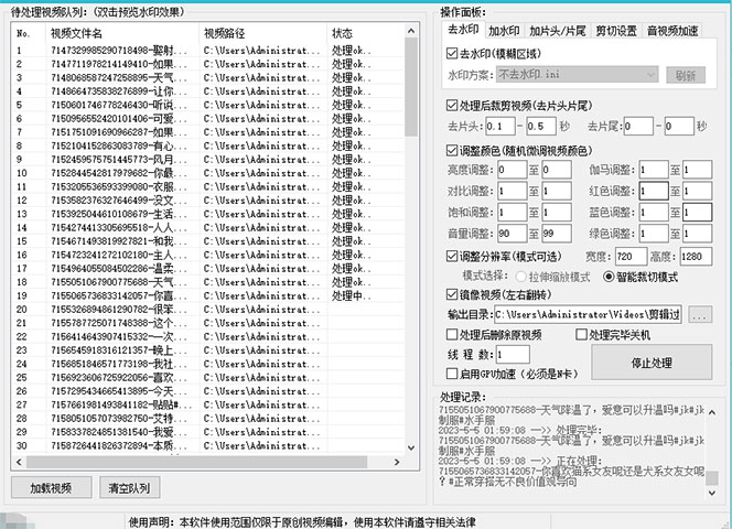 【副业项目5774期】抖音暴力起号，短视频美女号起号项目+千部擦边资源+批量剪辑去重软件-欧乐副业网