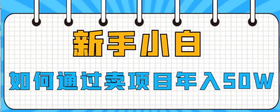 【副业项目6774期】新手小白如何通过卖项目年入50W【揭秘】-欧乐副业网