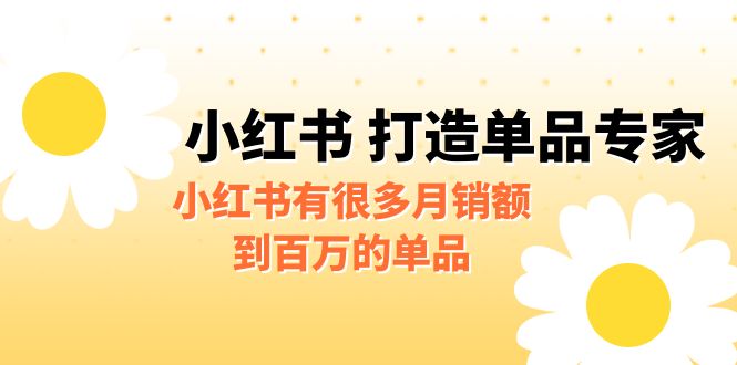 【副业项目6692期】某公众号付费文章《小红书 打造单品专家》小红书有很多月销额到百万的单品-欧乐副业网