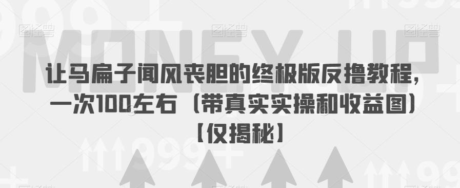 【副业项目6849期】让马扁子闻风丧胆的终极版反撸教程，一次100左右（带真实实操和收益图）【仅揭秘】-欧乐副业网