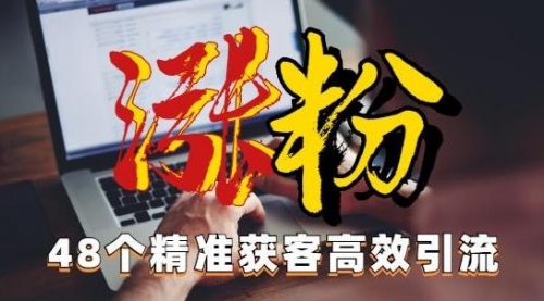 【副业项目7097期】独家分享48个引流绝技，再没粉丝只能怪自己了！-欧乐副业网