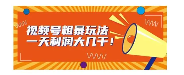 【副业项目7125期】视频号粗暴玩法，一天利润大几千！-欧乐副业网