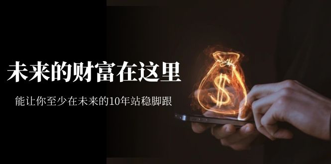 【副业项目7298期】某收费文章《未来的财富在这里》能让你至少在未来的10年站稳脚跟-欧乐副业网