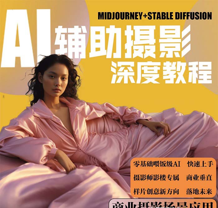 【副业8814期】2024年AI辅助摄影人工智能商业应用摄影课程（37节课）-欧乐副业网