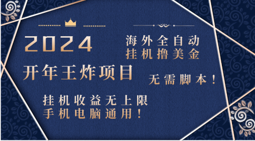 【副业项目8620期】2024海外撸美金项目！手机电脑均可-欧乐副业网