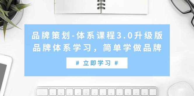 品牌策划-体系课程3.0升级版，品牌体系学习，简单学做品牌（高清无水印）-欧乐副业网
