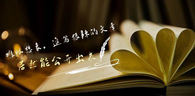 某付费文章《难以 想象，这篇狠辣的文章，居然能公开出来》-欧乐副业网