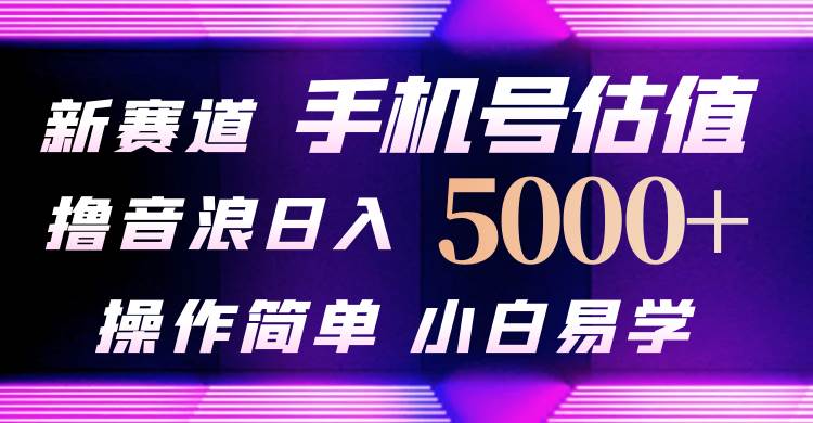 抖音不出境直播【手机号估值】最新撸音浪，日入5000+，简单易学，适合…-欧乐副业网