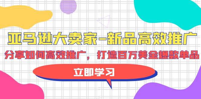 亚马逊 大卖家-新品高效推广，分享如何高效推广，打造百万美金爆款单品-欧乐副业网