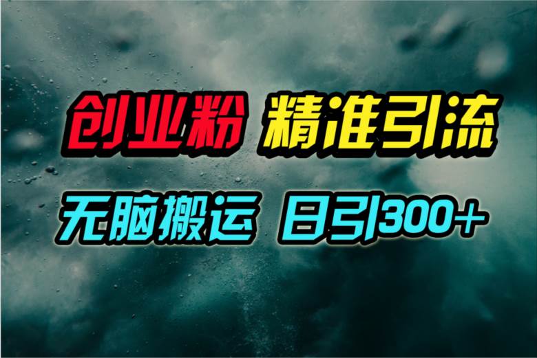视频号纯搬运日引300+创业粉教程！-欧乐副业网