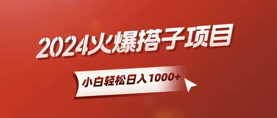 小白轻松上手，日入1000+，搭子项目-欧乐副业网