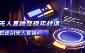2024全套Ai无人直播变现实战课,搭建AI无人直播间,利用AI赚钱 (24节课)-欧乐副业网
