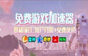 游戏加速器推广，一个月几百到几千的小项目，你看的上么？-欧乐副业网