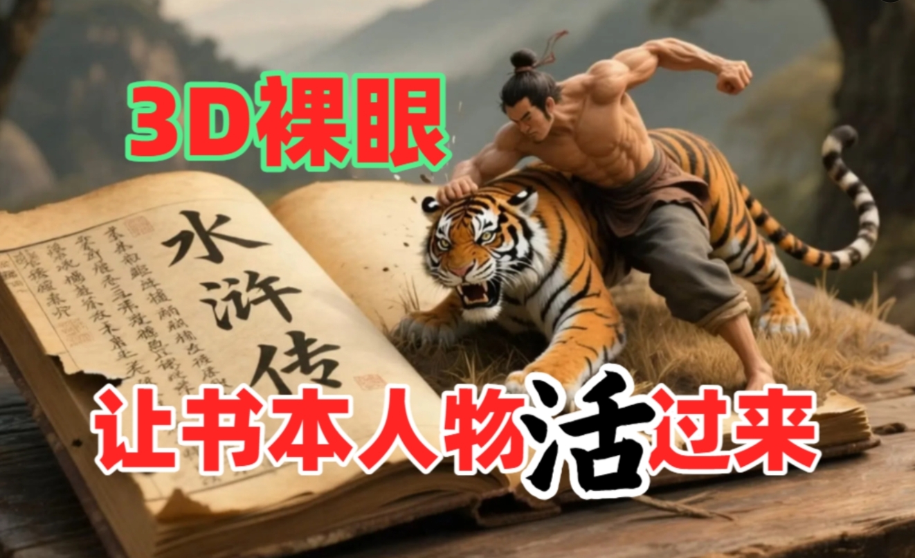 书本人物裸眼3D视频，一条视频收益过千，保姆级教程-欧乐副业网