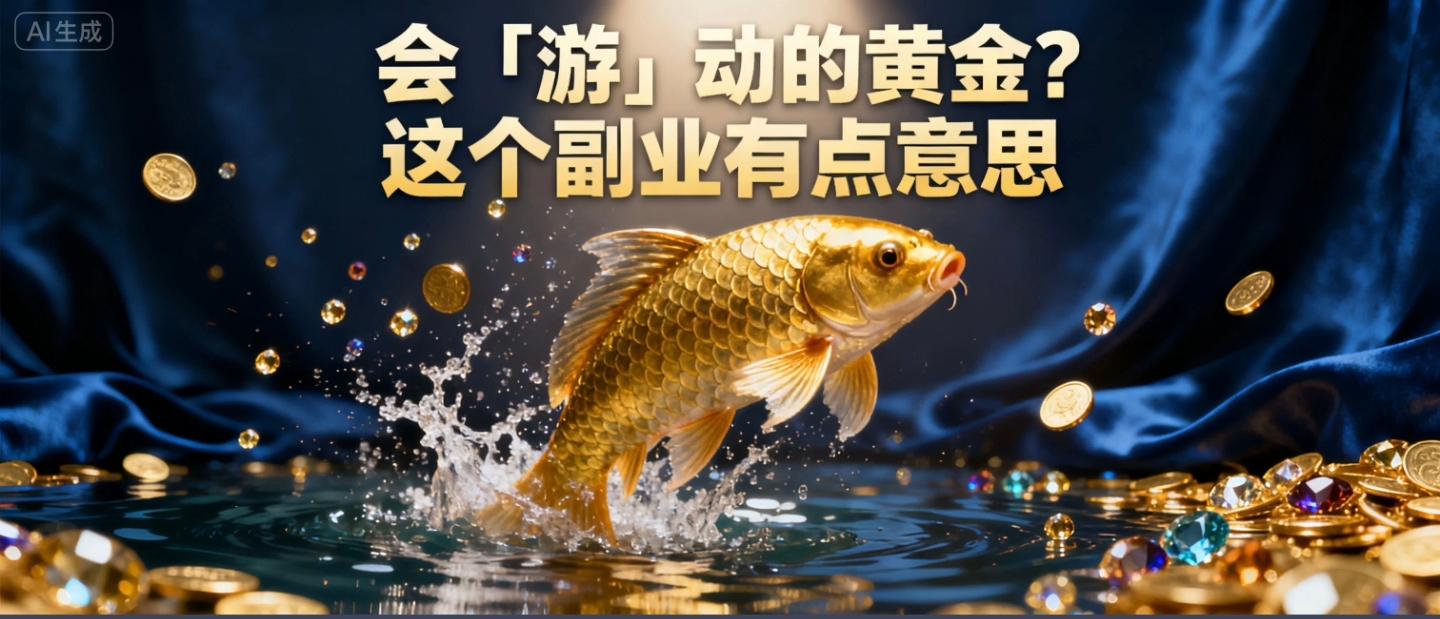单号月销1.5W+！AI“凭空造鱼”带货新玩法，小白3分钟出一个爆款视频-欧乐副业网